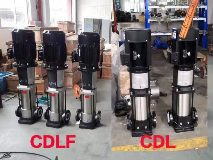 vertical multistage centrifugal pump CDLF flange on SS 304 .CDL flang on cast iron